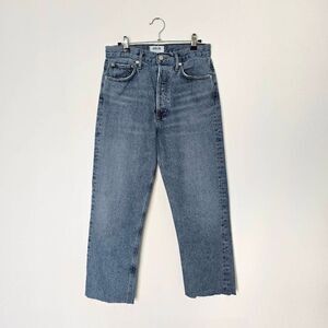Agolde LA 90's Jeans Women's 27 Blue Denim Pinch High Rise 100% Cotton Straight